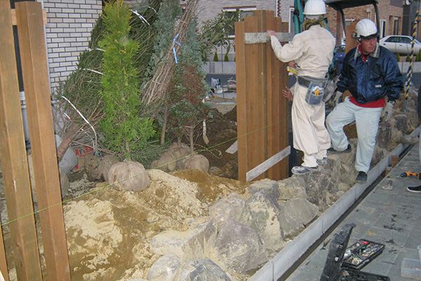 見えない部分の工事も安心!!